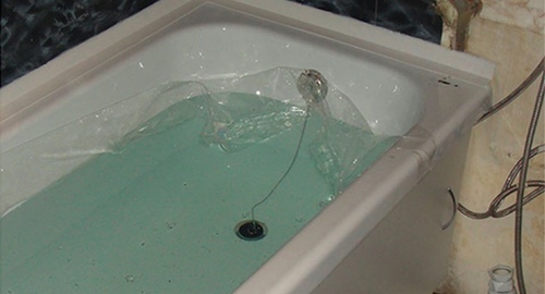 Установкой акрилового вкладыша | Ольховая